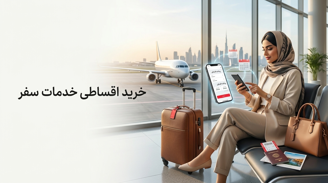 خرید اقساطی خدمات سفر | بلیط هواپیما، تور و هتل اقساطی